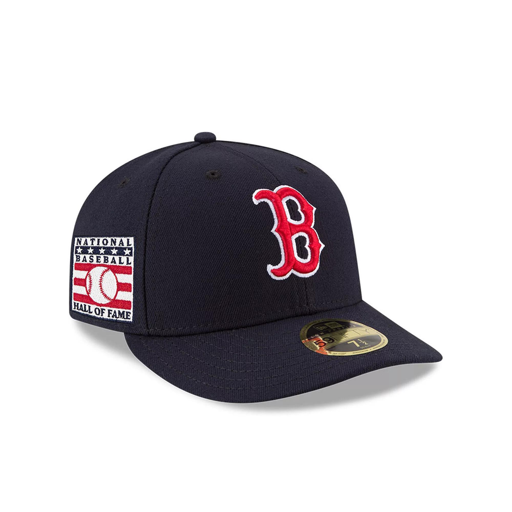 Men's New Era Navy Boston Red Sox National Baseball Hall of Fame Low Profile 59FIFTY Fitted Hat, Size: 7 3/8, Blue Product Image