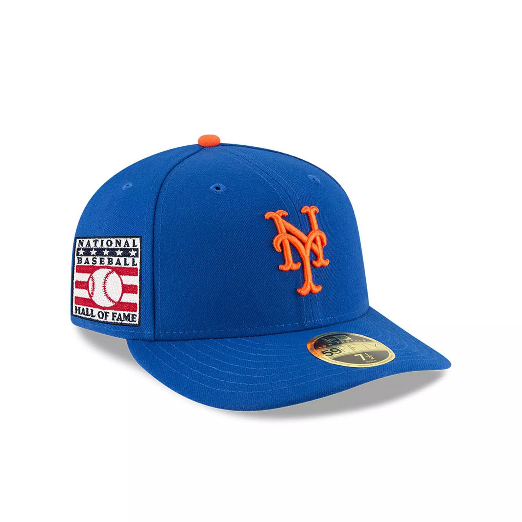 Men's New Era Royal New York Mets National Baseball Hall of Fame Low Profile 59FIFTY Fitted Hat, Size: 7 3/4, Blue Product Image