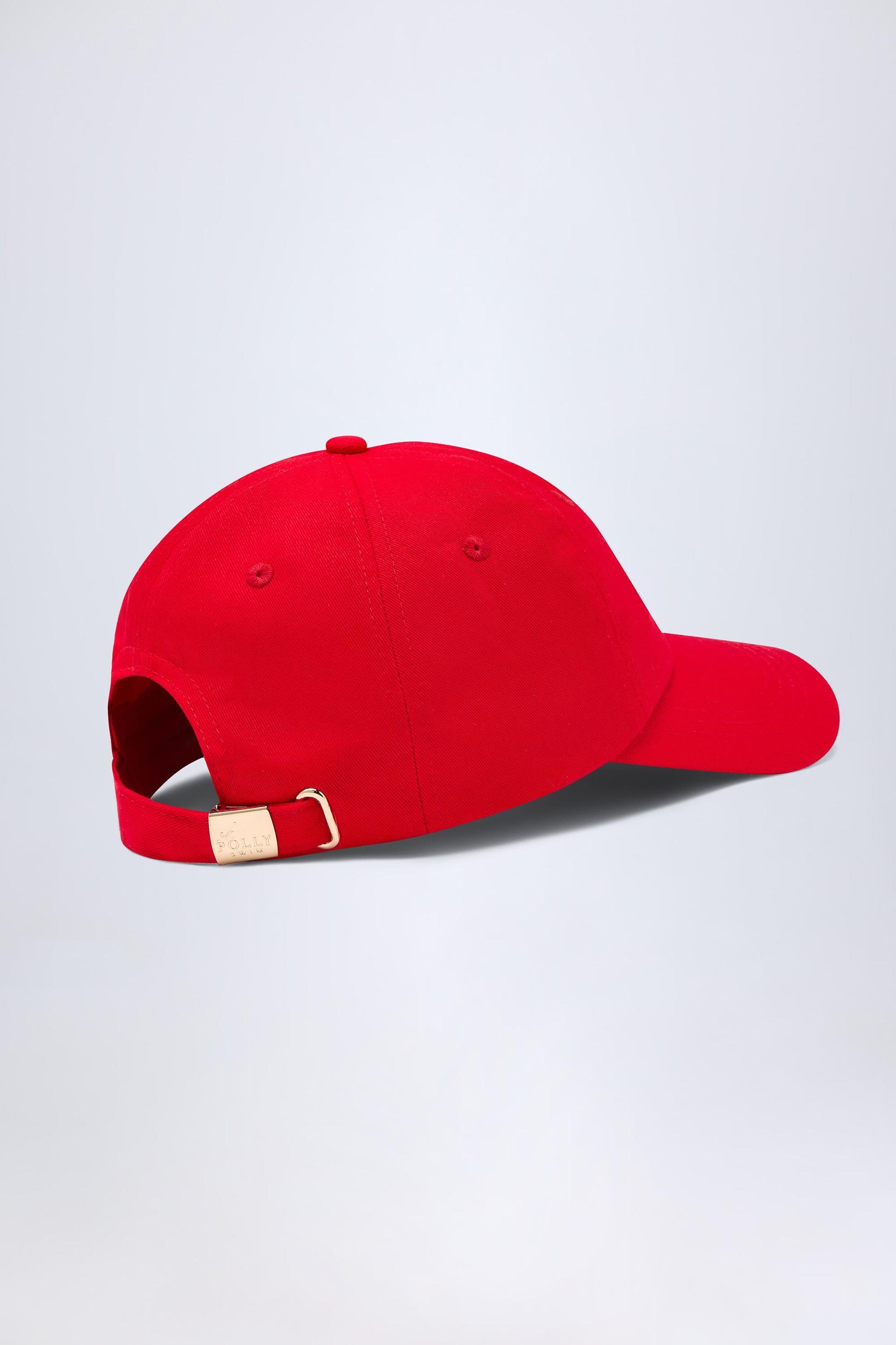 Logo Baseball Cap in Fiery Red Product Image
