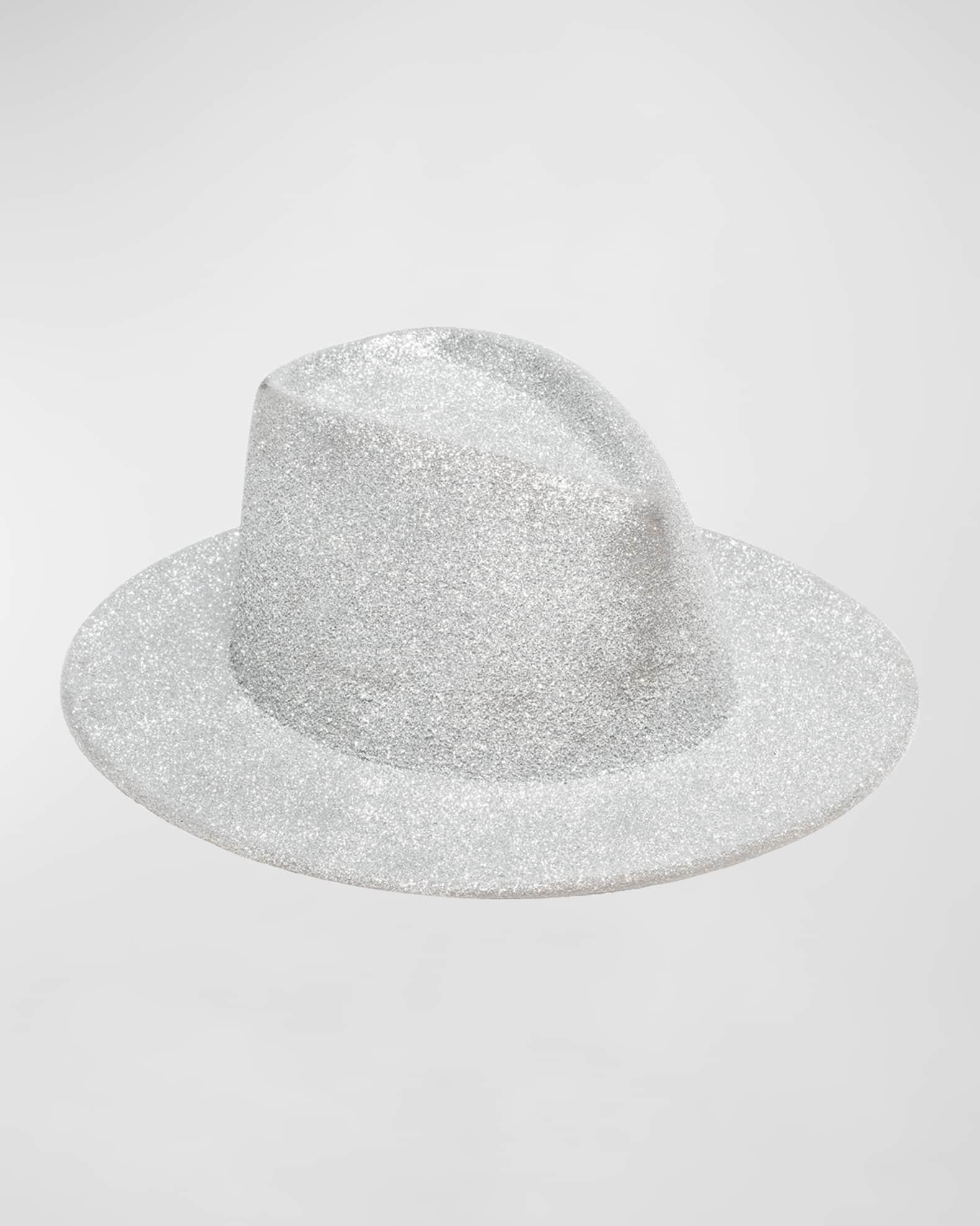 Blaine Glittery Wool Fedora Product Image