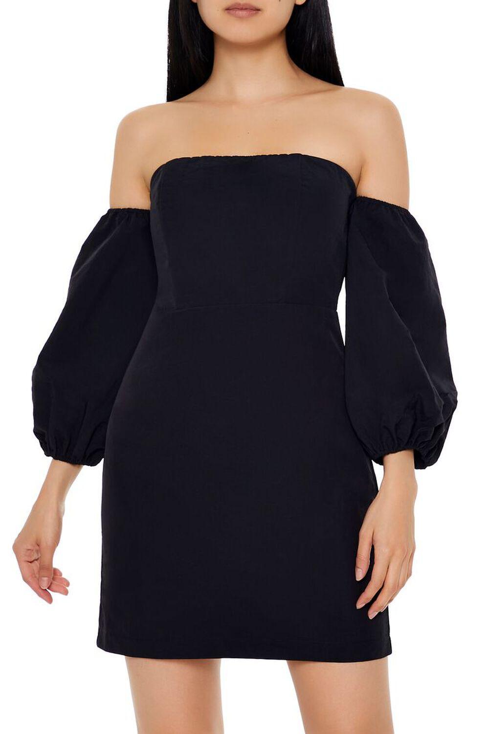 Off-the-Shoulder Mini Dress | Forever 21 Product Image