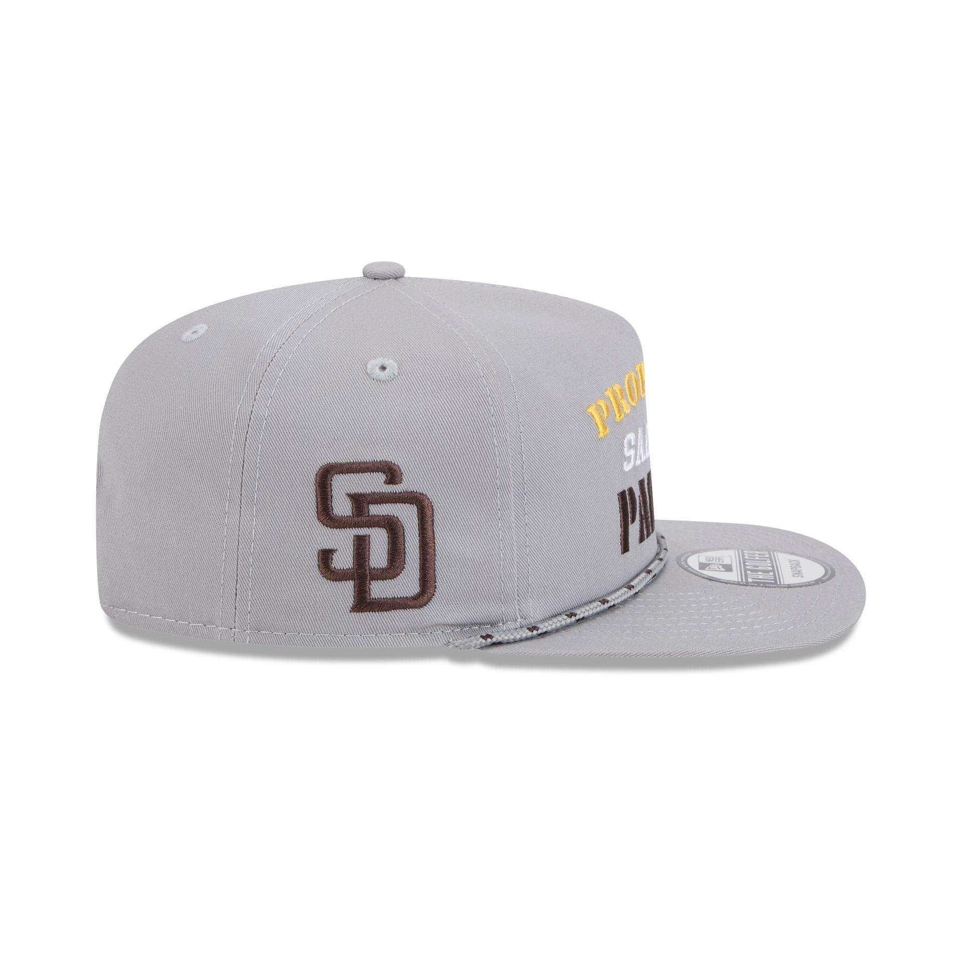 San Diego Padres Vintage Gray Rope Golfer Hat Male Product Image