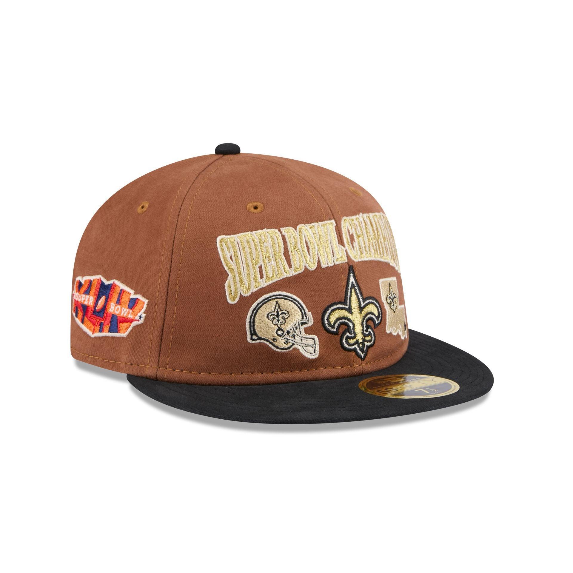 New Orleans Saints Champions Retro Crown 59FIFTY Fitted Hat Male Product Image