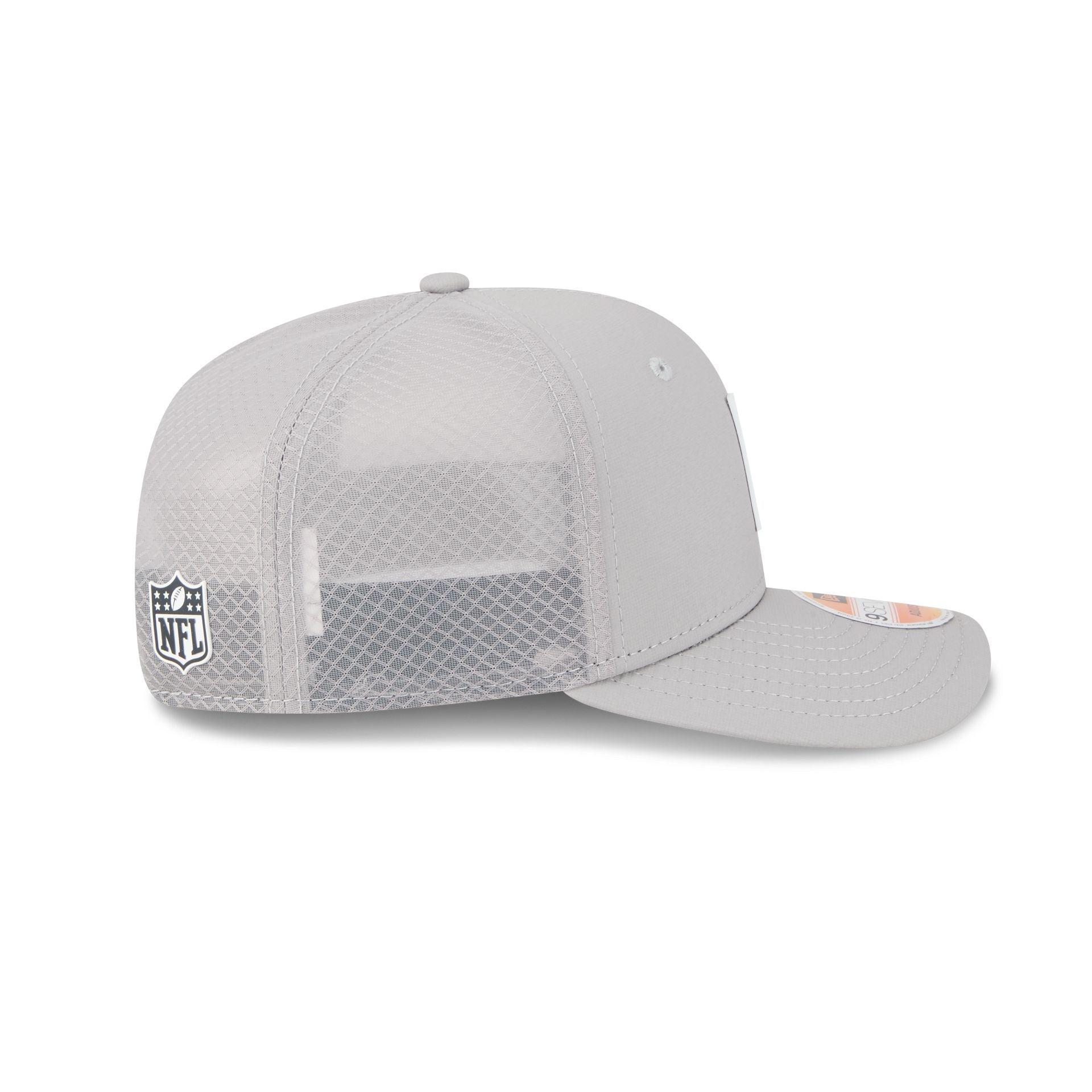 Houston Texans 2025 Sideline Hot Weather Gray 9SEVENTY Trucker Hat Male Product Image