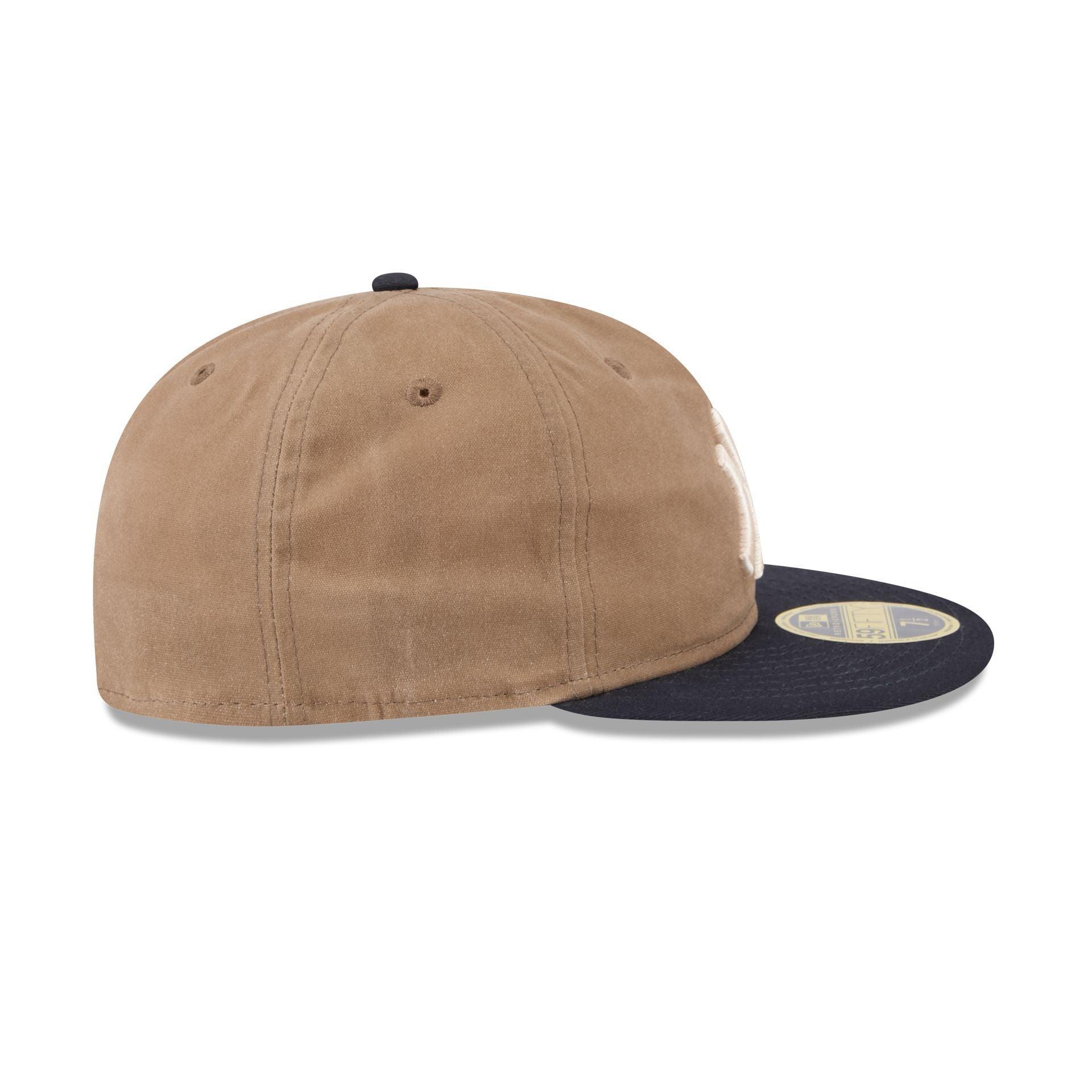 New York Mets Wax Canvas Retro Crown 59FIFTY Fitted Hat Male Product Image