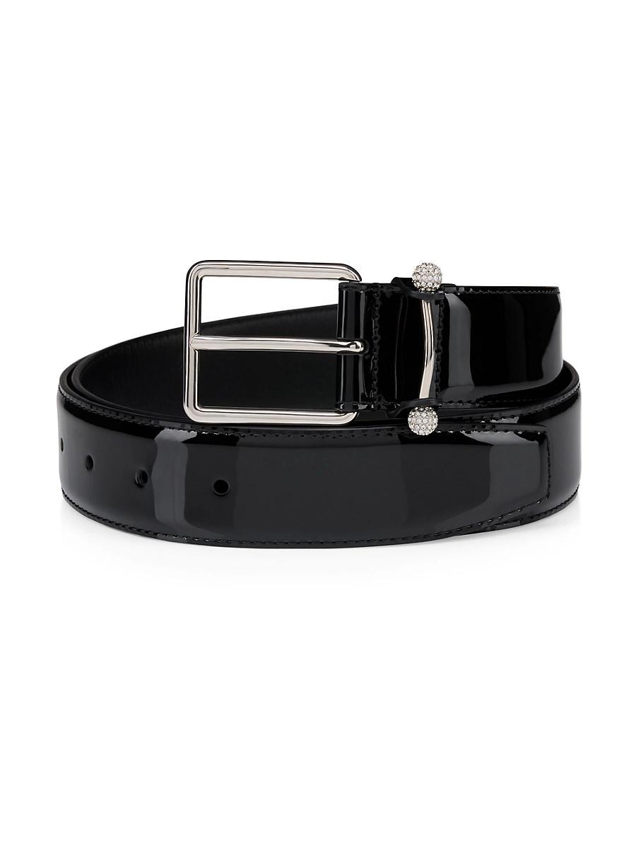 Mens Chambeliss Night Strass Patent Leather Belt Product Image