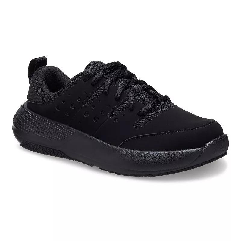Crocs On The Clock Women's Work Sneakers, Size: 8, Black Product Image