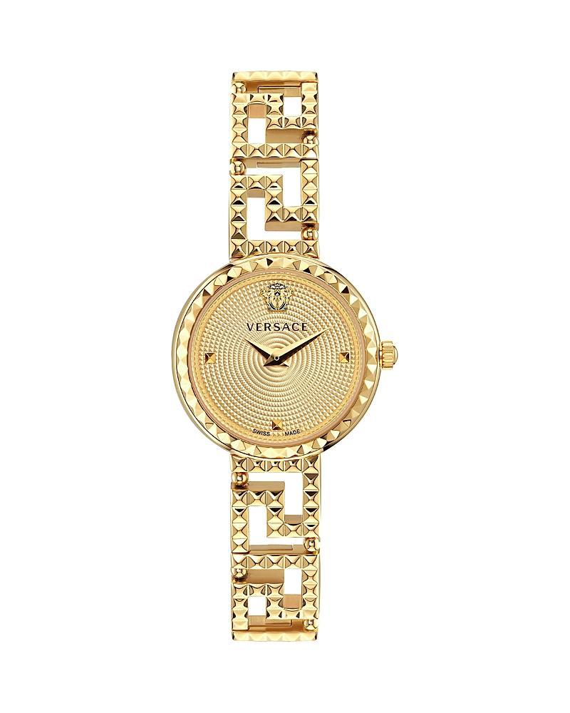 Versace Womens Greca Goddess Quartz Analog Gold Stainless Steel Bracelet Watch Product Image