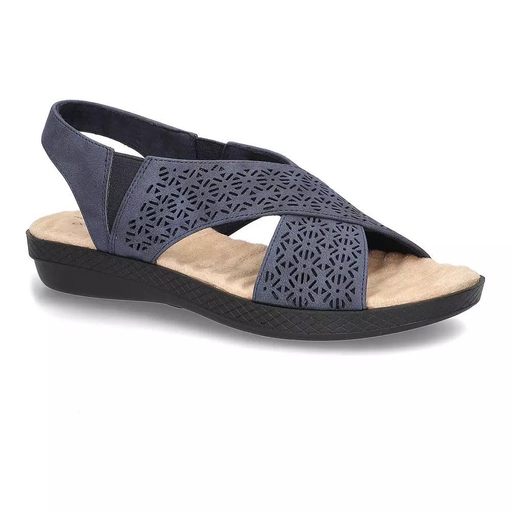 Easy Street Claudia Women's Slingback Sandals, Size: 8, Blue Product Image