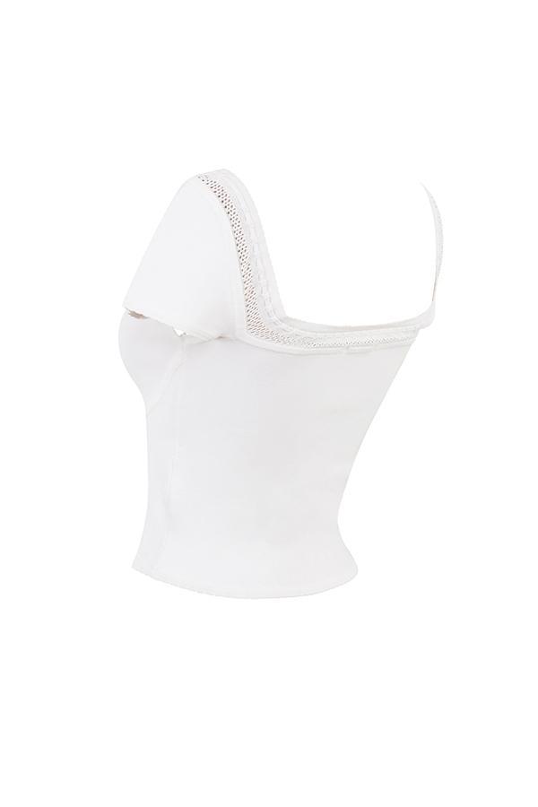 Nola Ivory Dainty Knit Top Product Image