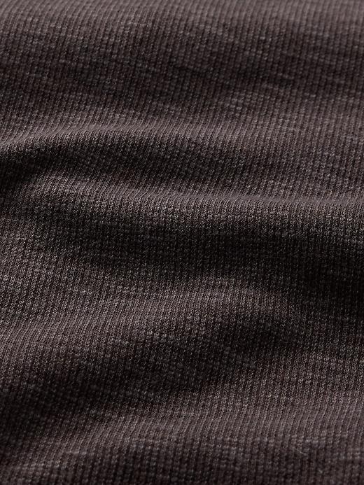 Essential Rib Mockneck T-Shirt Product Image