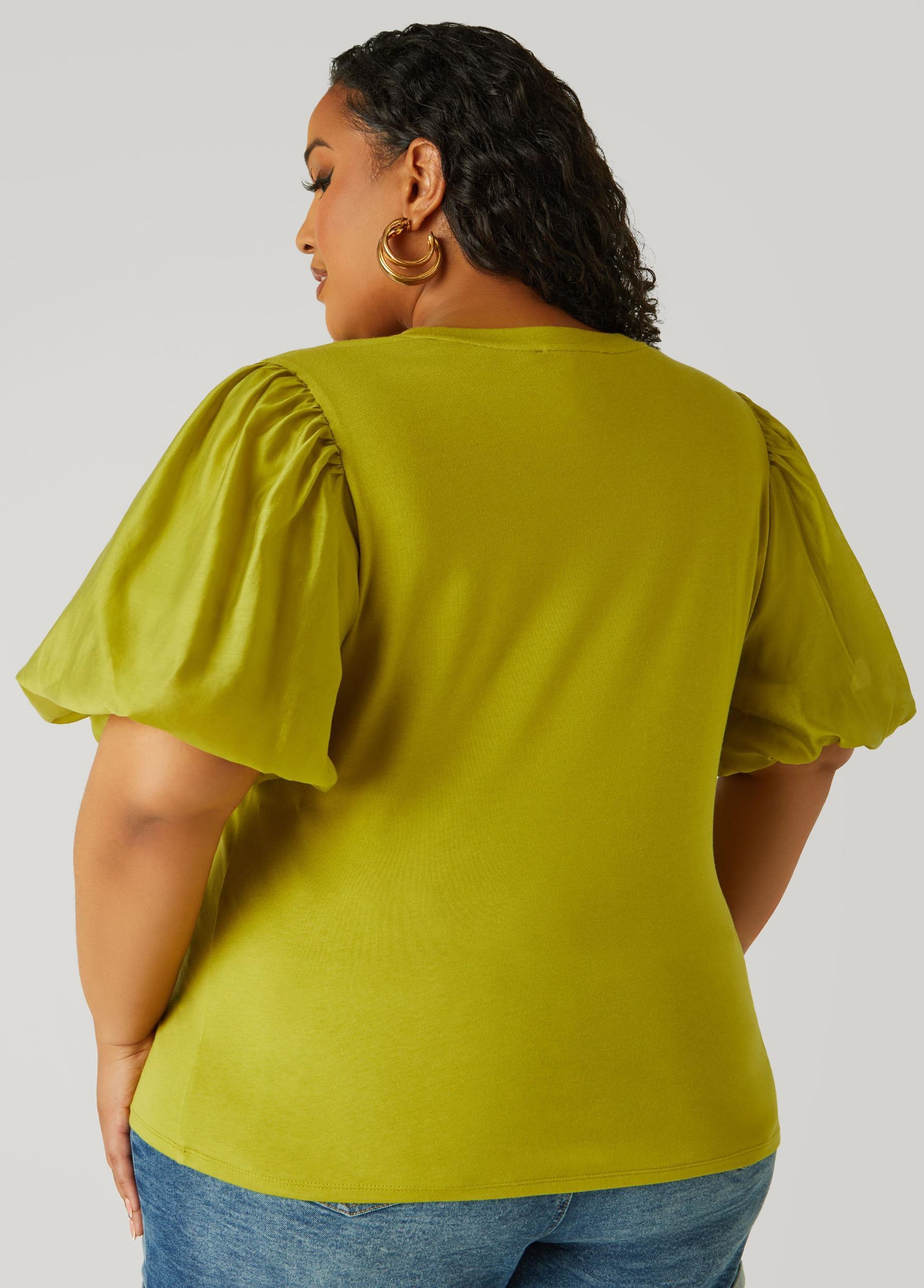 Cotton Paneled Jersey Top Product Image