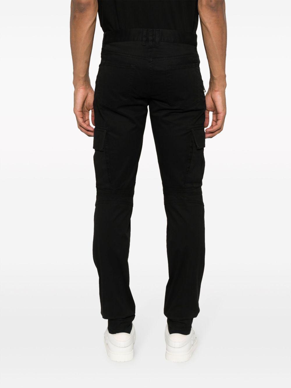cargo-pockets stretch-cotton trousers Product Image
