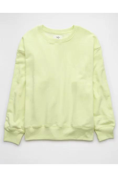 AE Everyday Luxe Crew Neck Sweatshirt Womens Product Image
