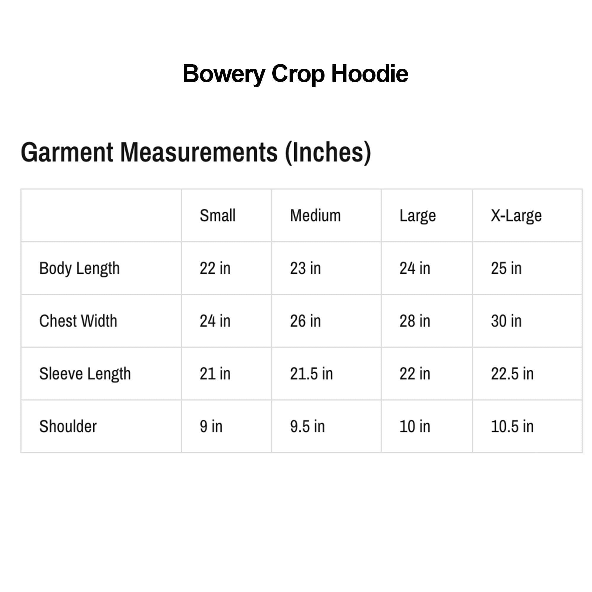 The Bowery Crop Hoodie Male Product Image
