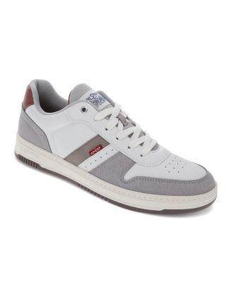 Levi's® Drive Men's Low-Top Sneakers, Size: 9, White Cappuccino Brown Product Image