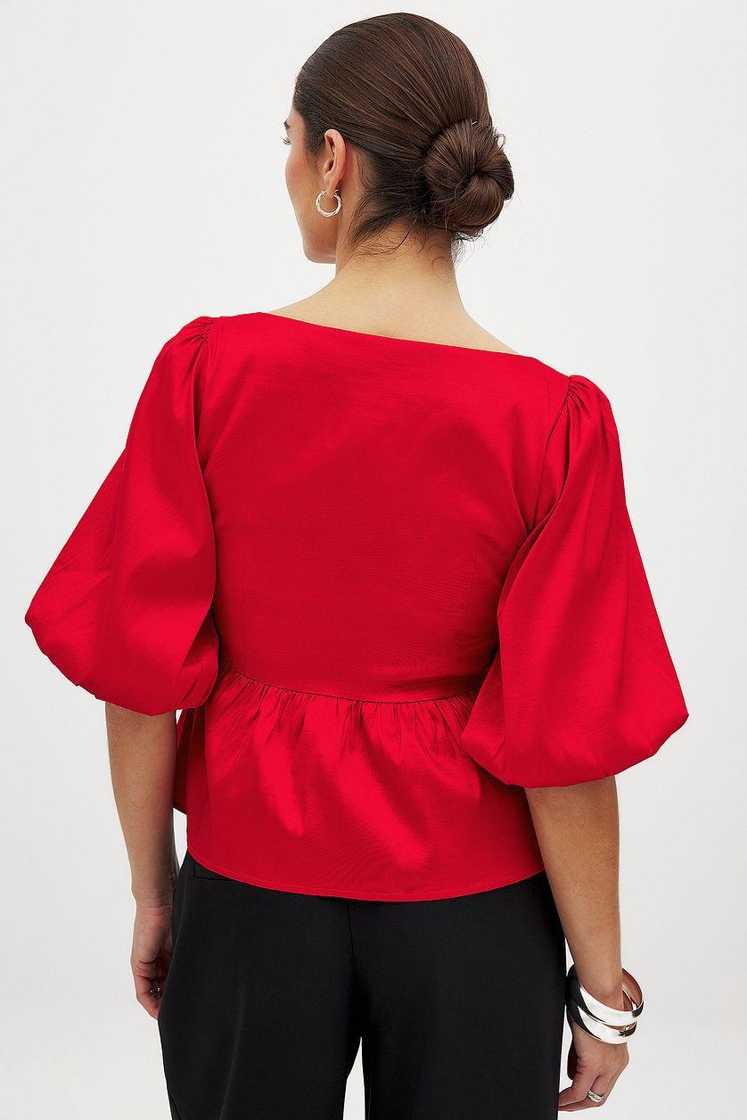 Puff Shoulder Blouse Product Image