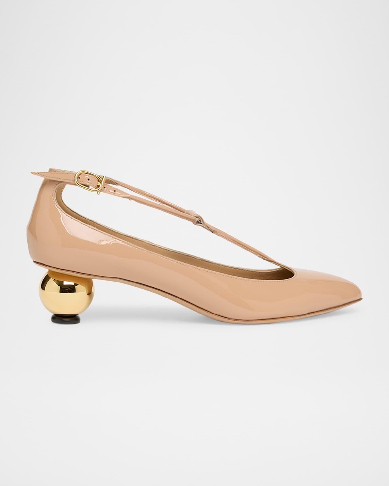 Tania Patent T-Strap Pumps Product Image