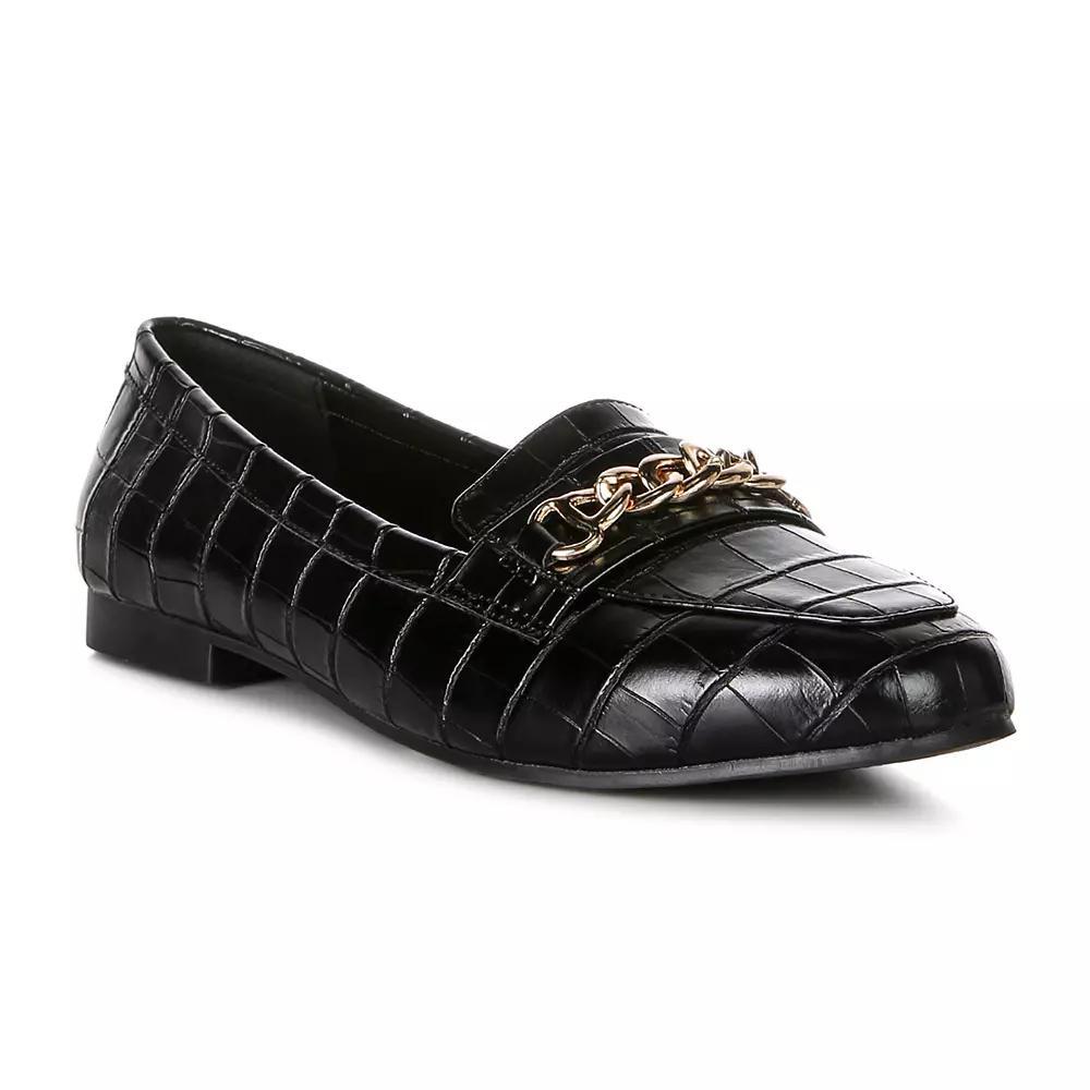 London Rag Palmetta Women's Loafers, Size: 6, Black Product Image