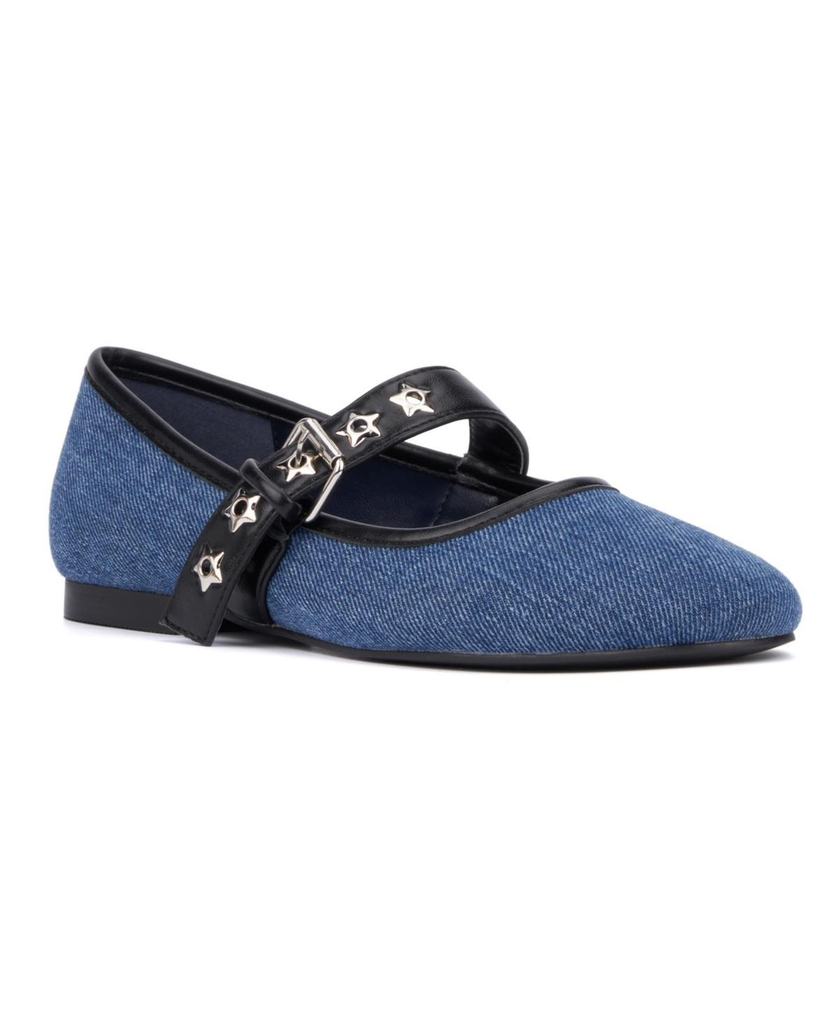 Olivia Miller Element Women's Maryjane Flats, Size: 6.5, Red Product Image