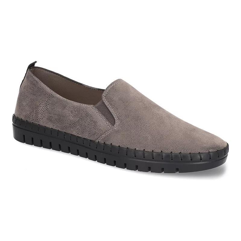 Easy Street Fresh Women's Slip-On Sneakers, Size: 7 Wide, Blue Product Image