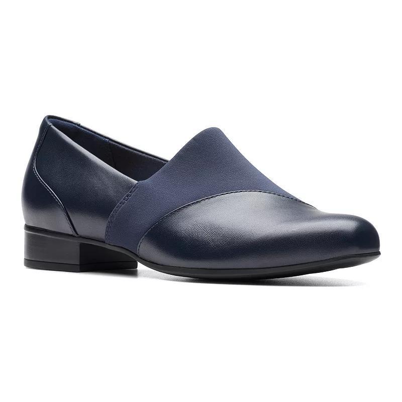 Clarks Juliet Gem (Navy Leather) High Heels Product Image