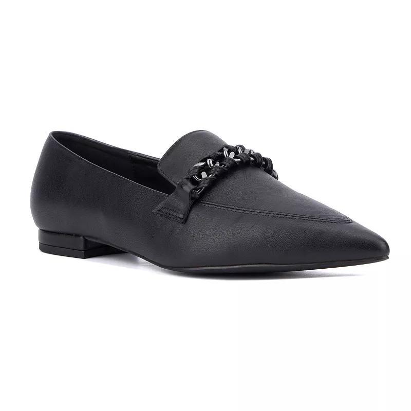 Fashion to Figure Bambina Women's Wide Width Flats, Size: 9 Wide, Black Product Image
