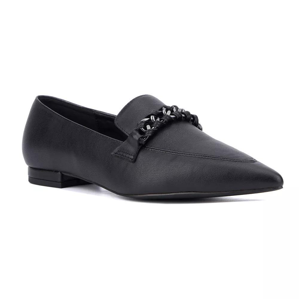 Fashion to Figure Bambina Women's Wide Width Flats, Size: 9 Wide, Black Product Image