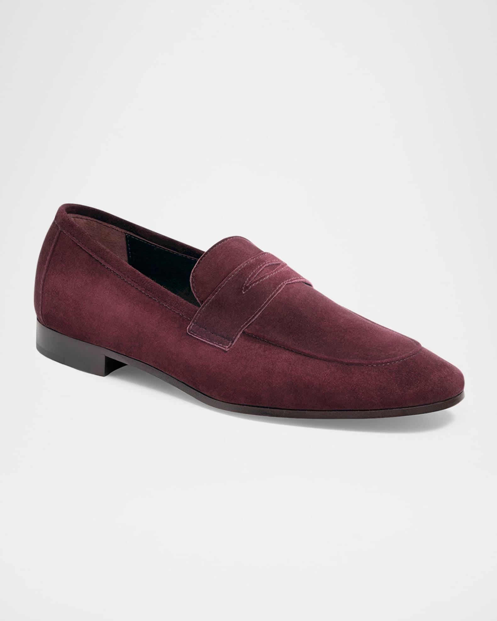 Suede Flaneur Penny Loafers Product Image