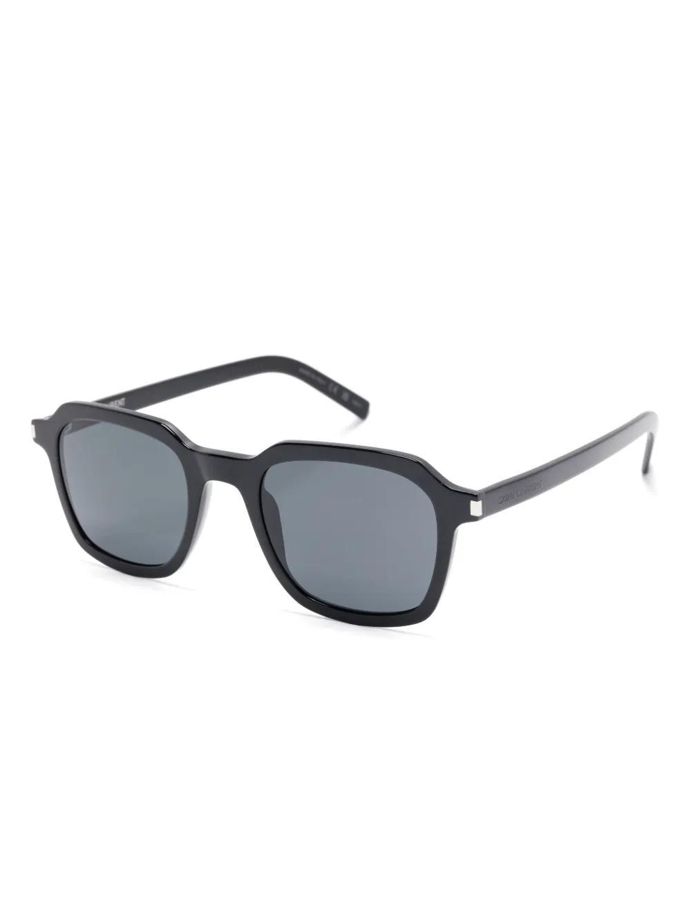 SAINT LAURENT Square-frame Sunglasses In Black Product Image