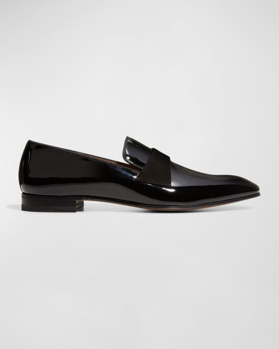 Mens Heron Patent Leather Loafers Product Image
