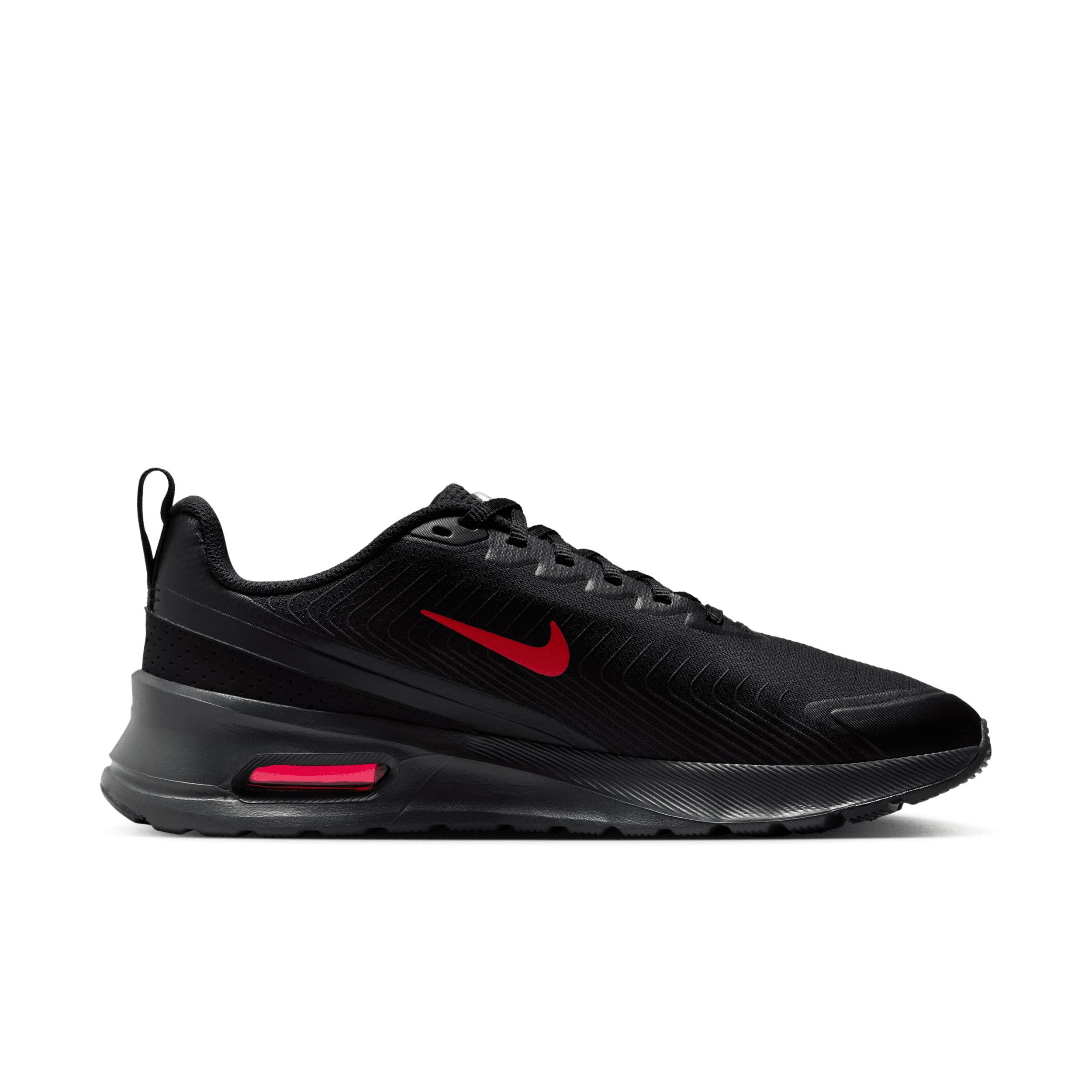 Nike Air Max Nuaxis Men's Running Shoes, Women's, Size: 12, Black University Red Product Image