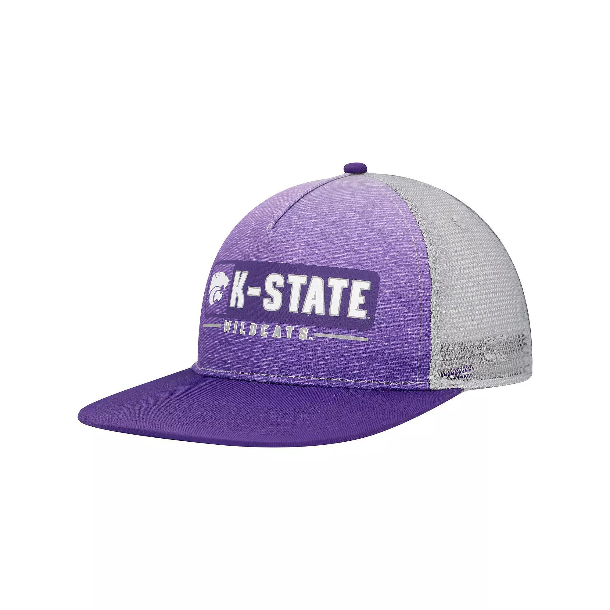 Men's Colosseum  Purple/Gray Kansas State Wildcats Snapback Hat Product Image