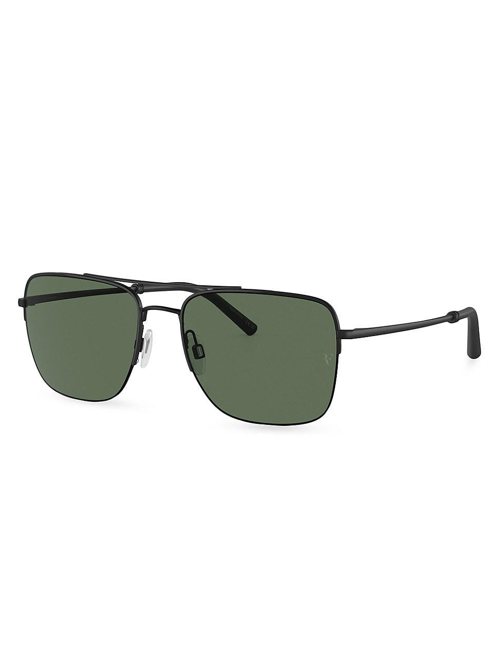 Mens R-2 Metal Aviator Sunglasses Product Image