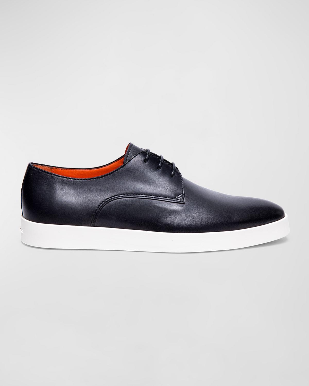Mens Leather Lace-Up Oxfords Product Image