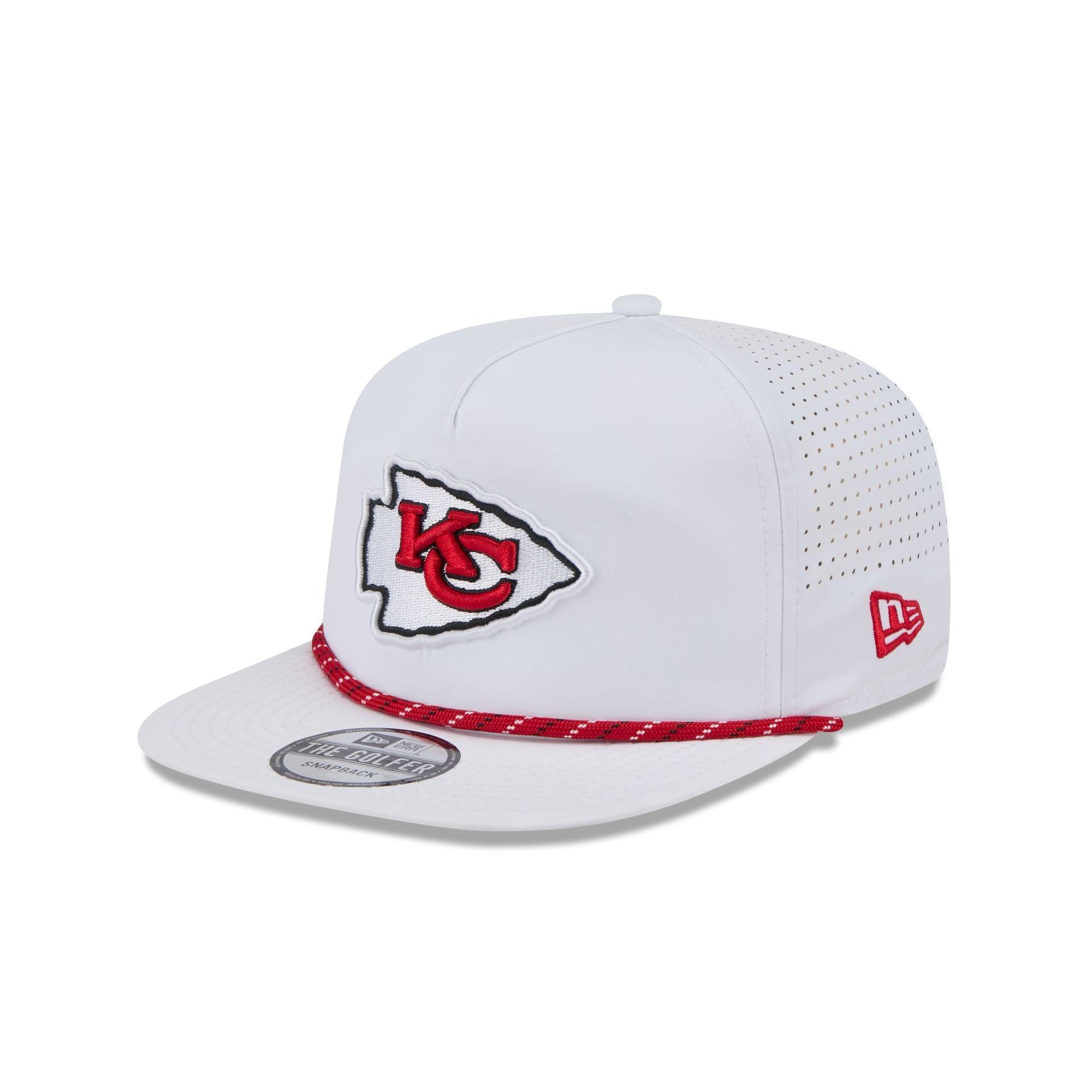 Kansas City Chiefs Optic White Performance Rope Golfer Hat Male Product Image