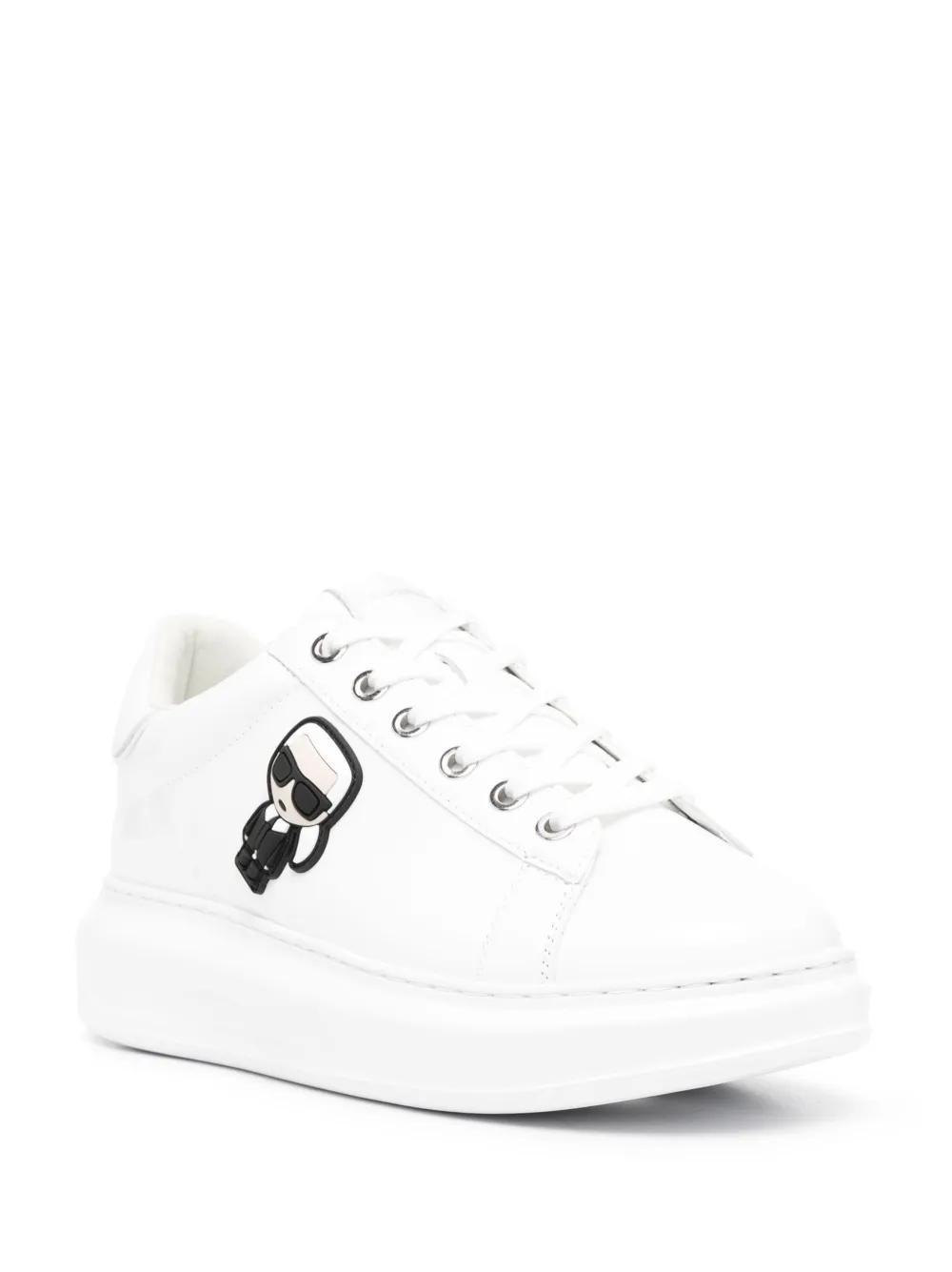Ikonik Karl-motif lace-up sneakers Product Image