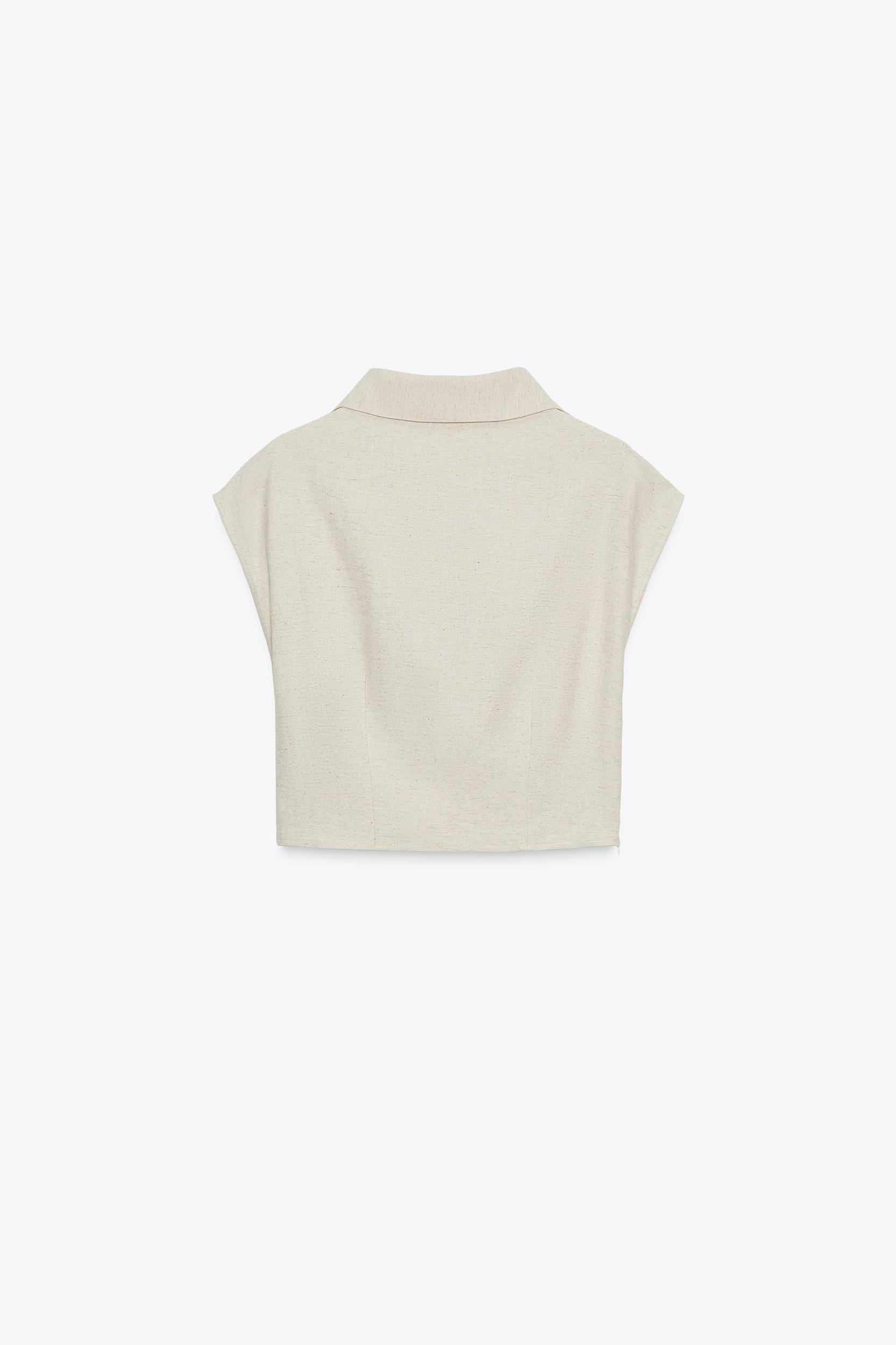 SLEEVELESS PLEAT TOP Product Image