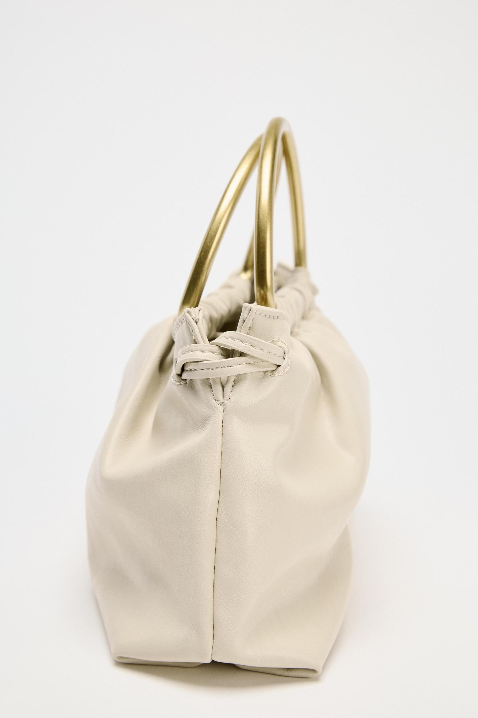 METAL HANDLE MINI BOWLING BAG Product Image