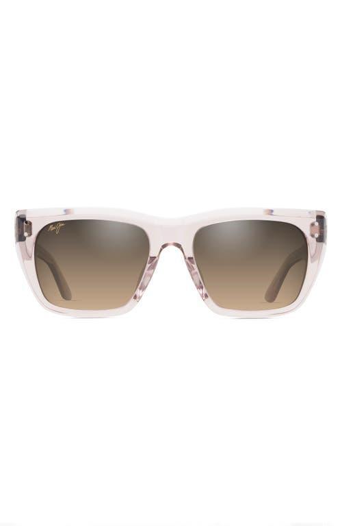 Maui Jim Womens Aloha Lane PolarizedPlus2 Rectangle 56mm Sunglasses Product Image