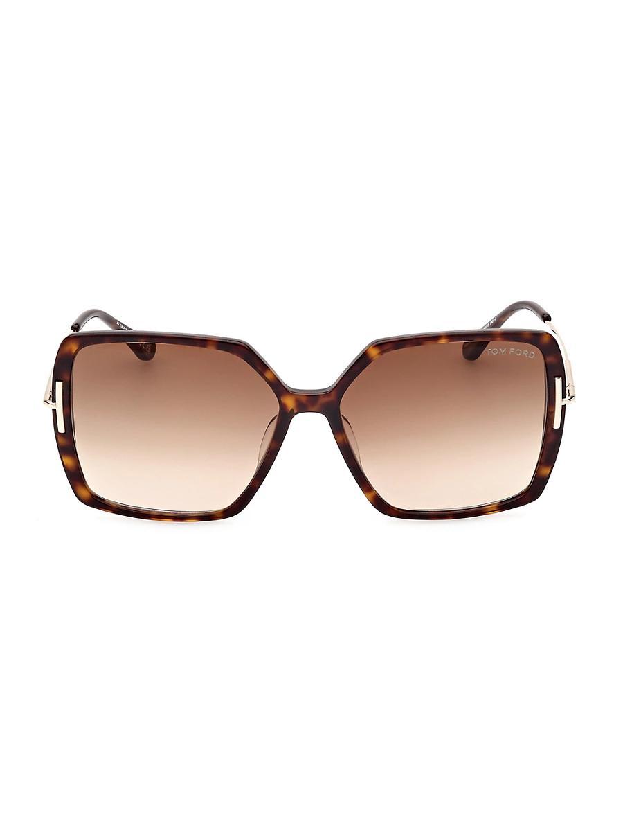 Womens Joanna 59MM Rectangular Sunglasses Product Image