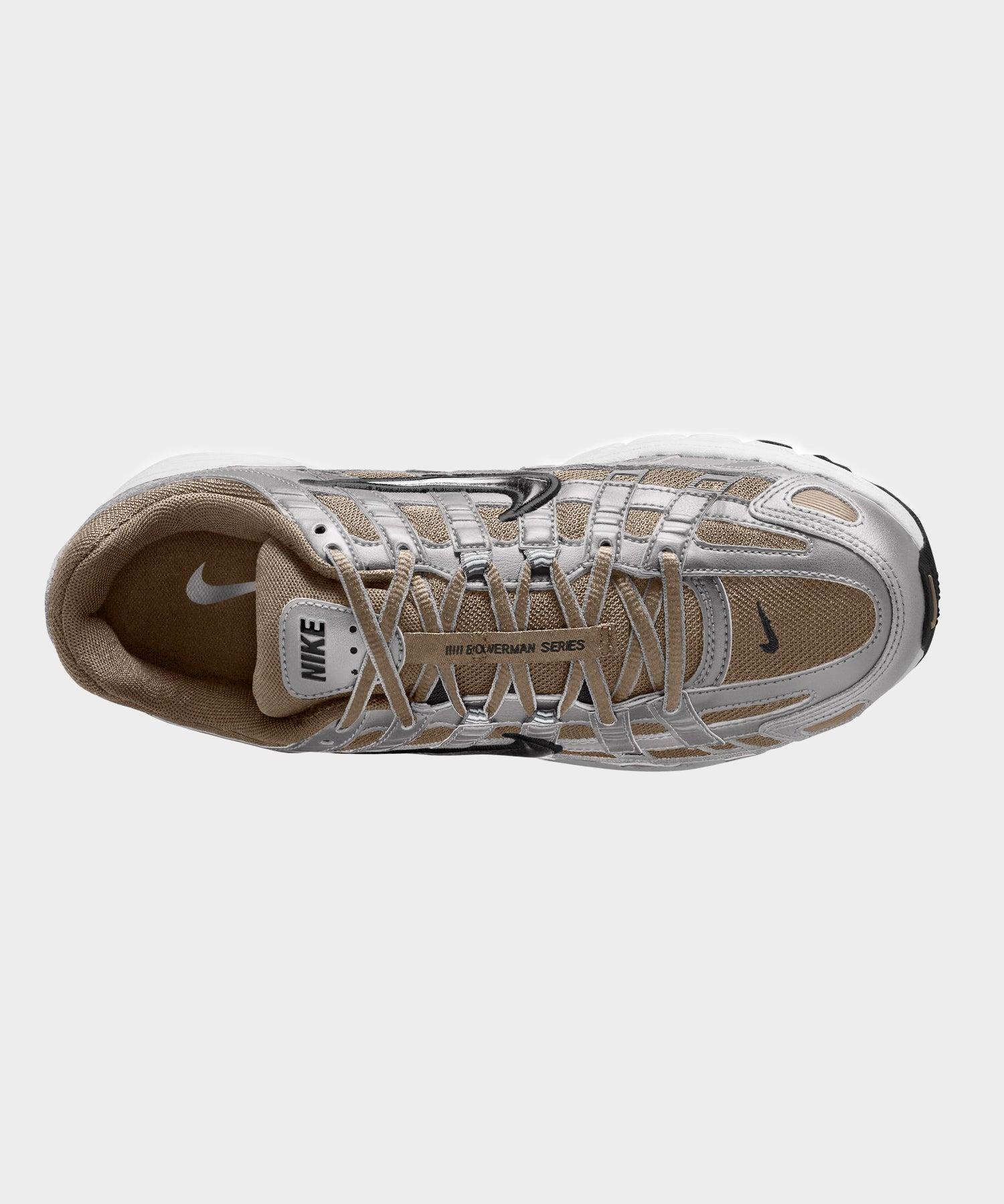 Nike P-6000 in Khaki + Metallic Platinum Product Image