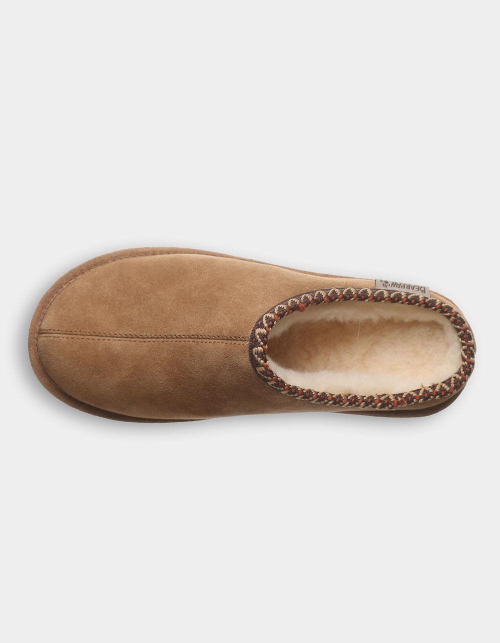 BEARPAW Martis Womens Suede Slippers - BROWN Product Image