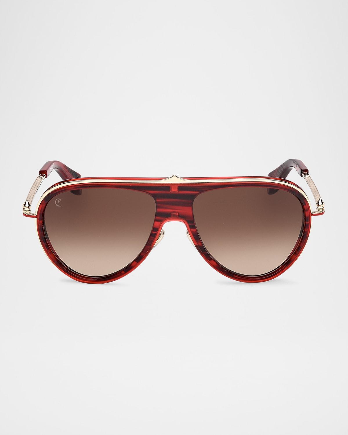 Mens LB0004M Metal Aviator Sunglasses Product Image