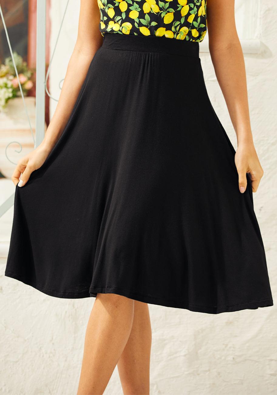 Excellence Attained Knit A-Line Skirt Product Image