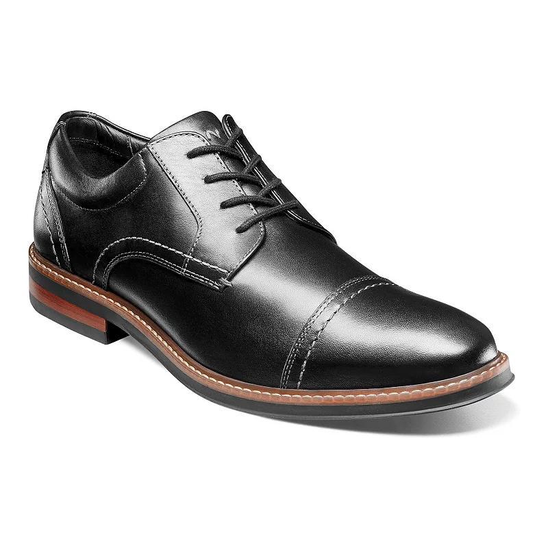 Nunn Bush Westfield Mens Leather Cap Toe Oxford Dress Shoes Red Product Image