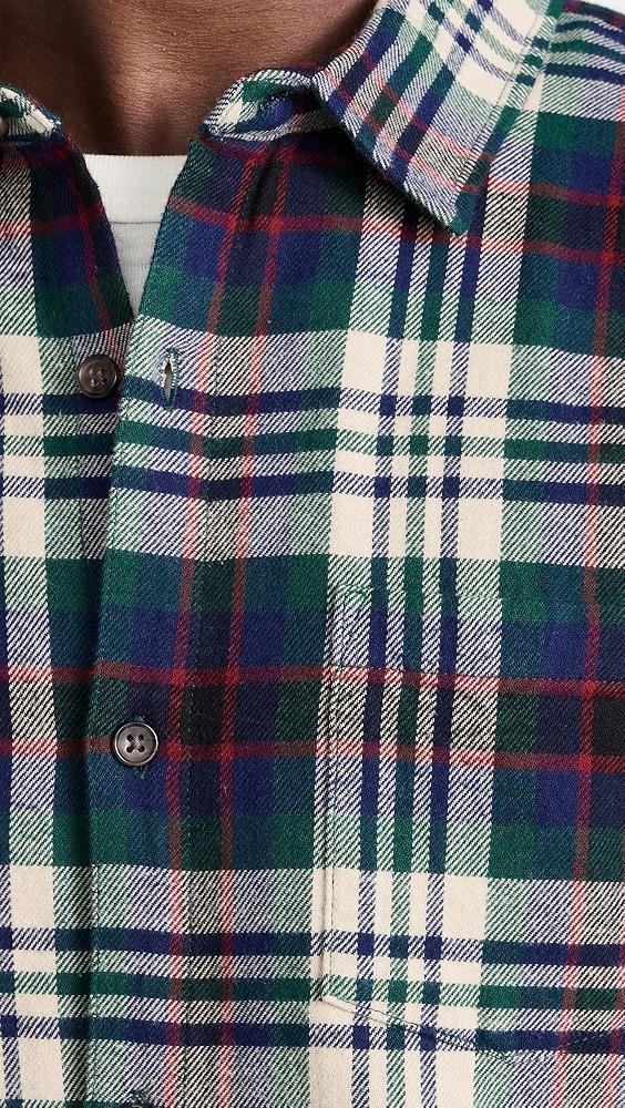 Marine Layer Tahoe Flannel Shirt | Shopbop Product Image