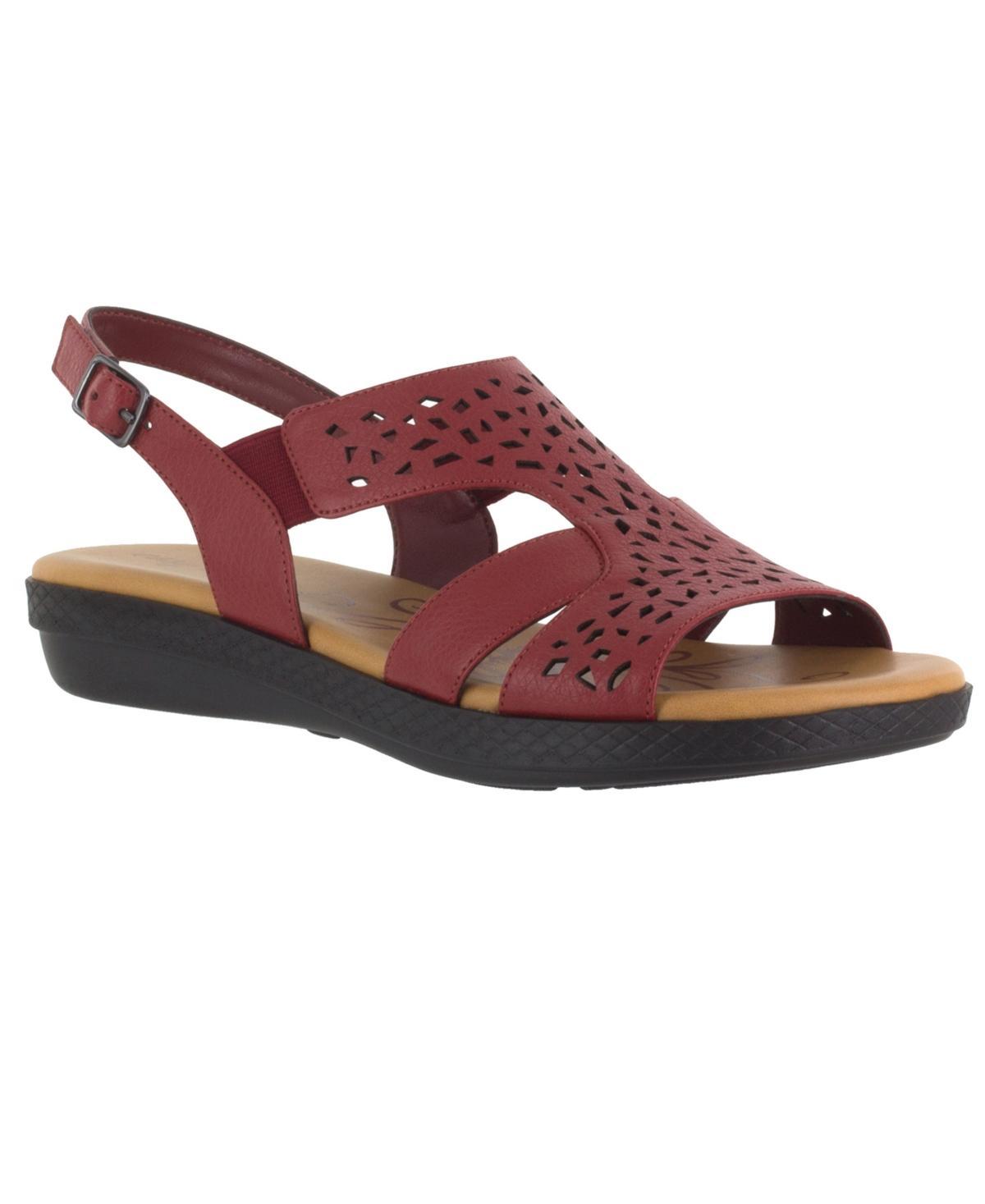 Easy Street Bolt Womens Sandals Silver Product Image