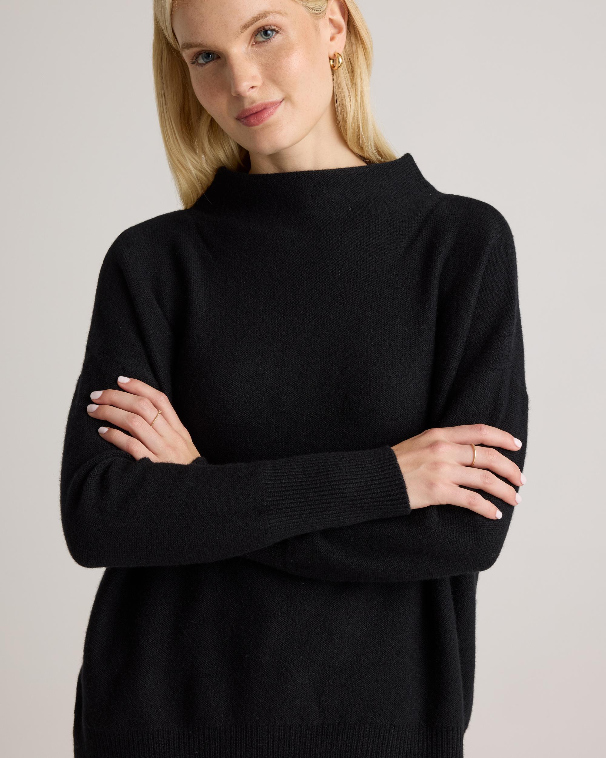 Quince | Women's Mongolian Cashmere Funnel Neck Sweater Product Image