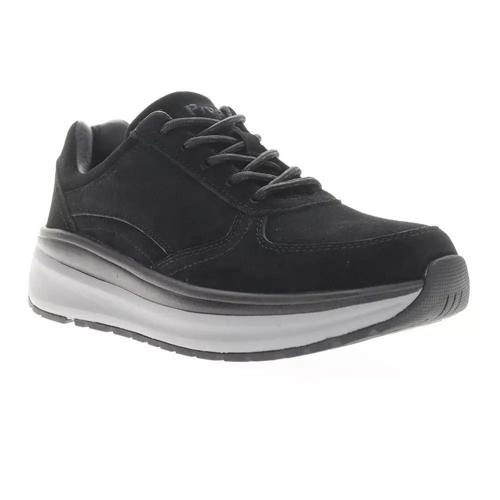 Propet Ultima Women's Leather Sneakers, Size: 9.5 Wide, Black Suede Product Image